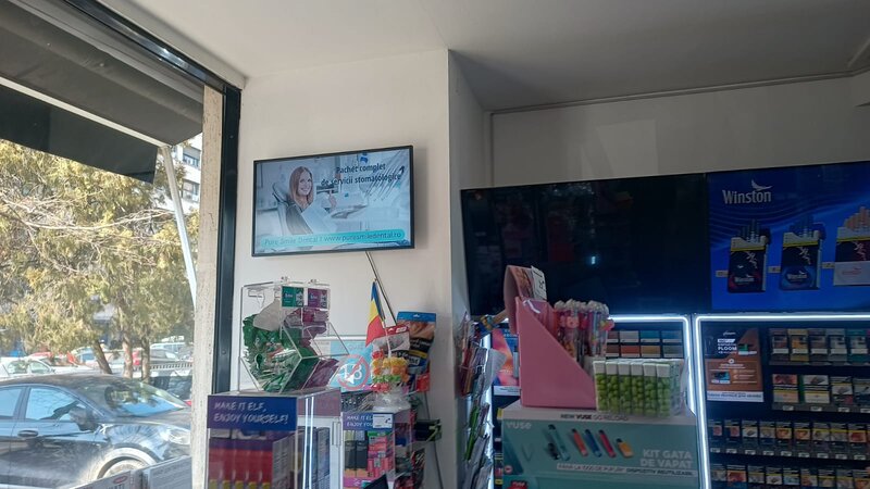 Promovare pe ecrane in magazine de proximitate