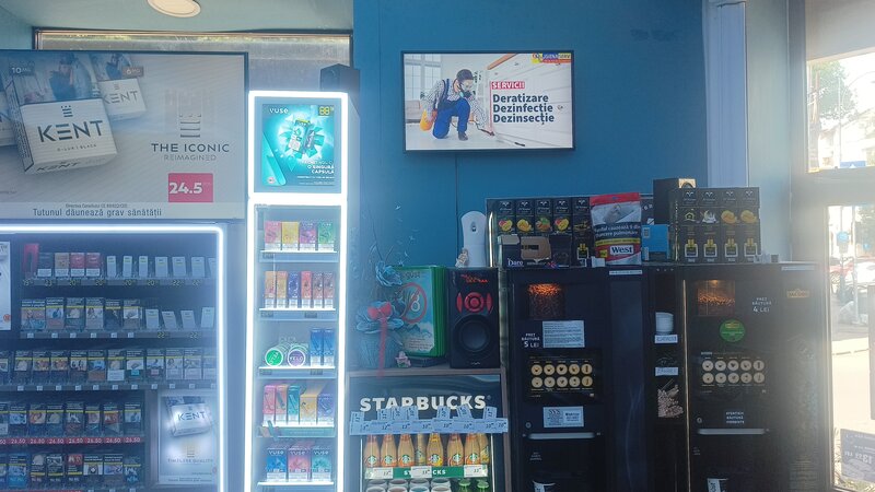 Promovare pe ecrane in magazine de proximitate